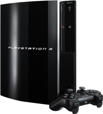 Sony PlayStation 3 Console Black with 4 USB 80GB